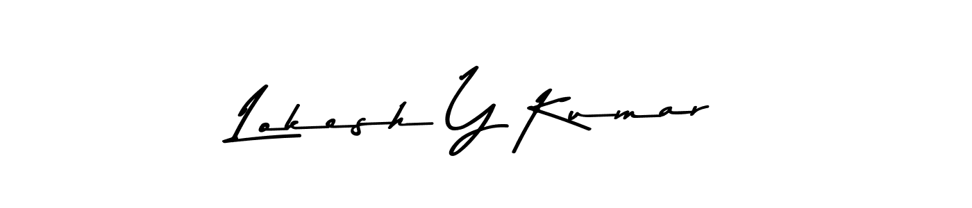 Once you've used our free online signature maker to create your best signature Asem Kandis PERSONAL USE style, it's time to enjoy all of the benefits that Lokesh Y Kumar name signing documents. Lokesh Y Kumar signature style 9 images and pictures png