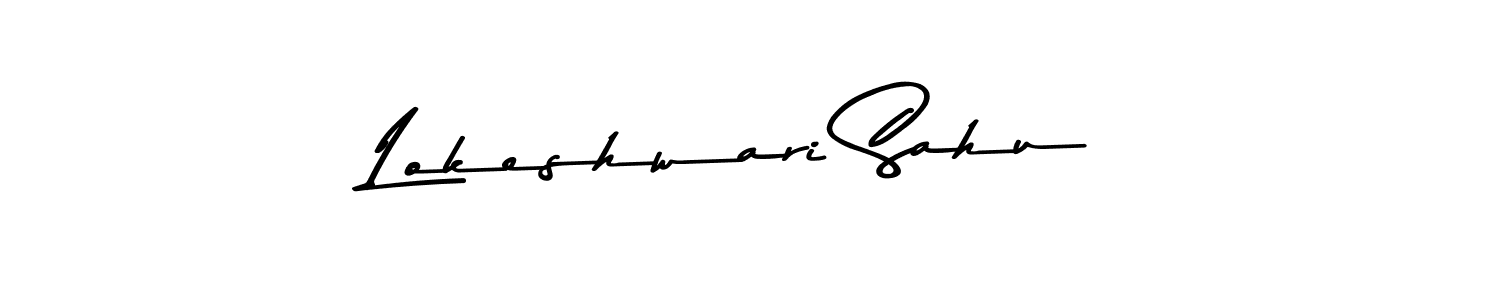 Make a beautiful signature design for name Lokeshwari Sahu. Use this online signature maker to create a handwritten signature for free. Lokeshwari Sahu signature style 9 images and pictures png