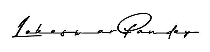 You should practise on your own different ways (Asem Kandis PERSONAL USE) to write your name (Lokeswar Pandey) in signature. Don't let someone else do it for you. Lokeswar Pandey signature style 9 images and pictures png