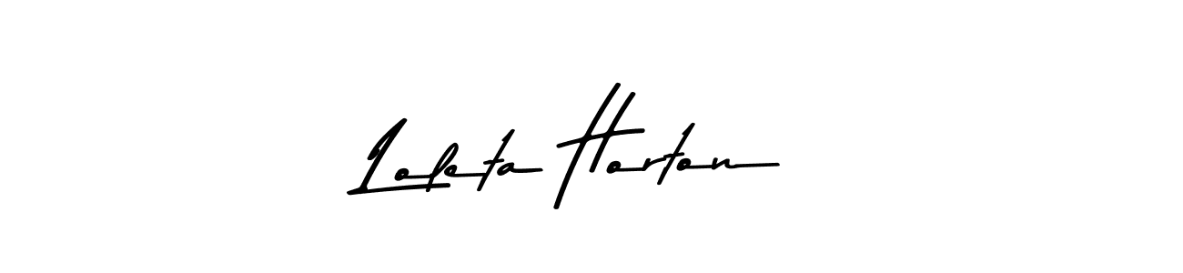 Similarly Asem Kandis PERSONAL USE is the best handwritten signature design. Signature creator online .You can use it as an online autograph creator for name Loleta Horton. Loleta Horton signature style 9 images and pictures png
