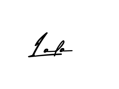 Use a signature maker to create a handwritten signature online. With this signature software, you can design (Asem Kandis PERSONAL USE) your own signature for name Lolo. Lolo signature style 9 images and pictures png