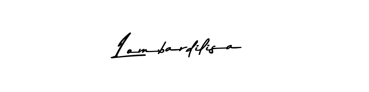 Use a signature maker to create a handwritten signature online. With this signature software, you can design (Asem Kandis PERSONAL USE) your own signature for name Lombardilisa. Lombardilisa signature style 9 images and pictures png