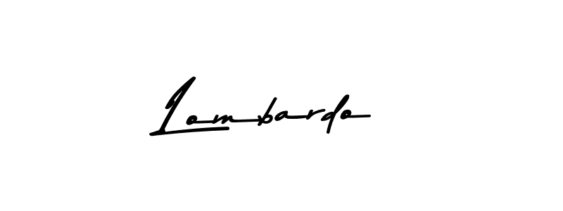 How to make Lombardo name signature. Use Asem Kandis PERSONAL USE style for creating short signs online. This is the latest handwritten sign. Lombardo signature style 9 images and pictures png