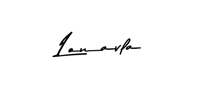 Use a signature maker to create a handwritten signature online. With this signature software, you can design (Asem Kandis PERSONAL USE) your own signature for name Lonavla. Lonavla signature style 9 images and pictures png