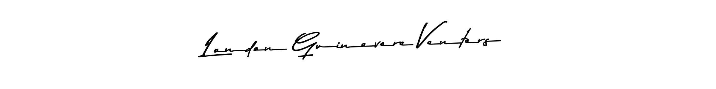 London Guinevere Venters stylish signature style. Best Handwritten Sign (Asem Kandis PERSONAL USE) for my name. Handwritten Signature Collection Ideas for my name London Guinevere Venters. London Guinevere Venters signature style 9 images and pictures png