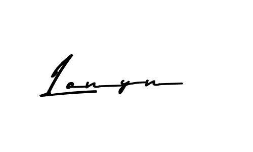 This is the best signature style for the Lonyn name. Also you like these signature font (Asem Kandis PERSONAL USE). Mix name signature. Lonyn signature style 9 images and pictures png