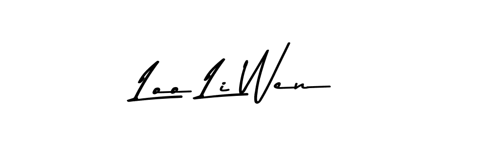 Check out images of Autograph of Loo Li Wen name. Actor Loo Li Wen Signature Style. Asem Kandis PERSONAL USE is a professional sign style online. Loo Li Wen signature style 9 images and pictures png