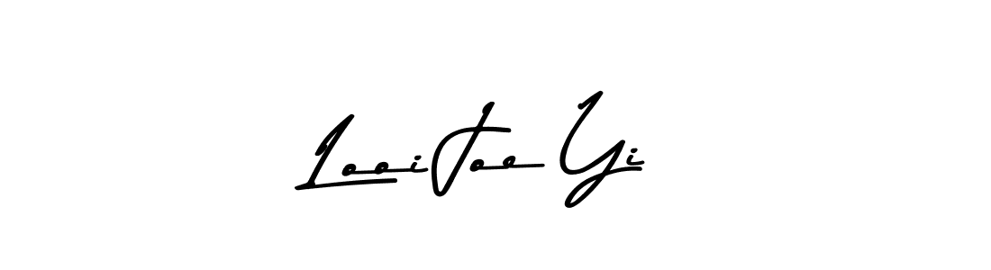 Looi Joe Yi stylish signature style. Best Handwritten Sign (Asem Kandis PERSONAL USE) for my name. Handwritten Signature Collection Ideas for my name Looi Joe Yi. Looi Joe Yi signature style 9 images and pictures png
