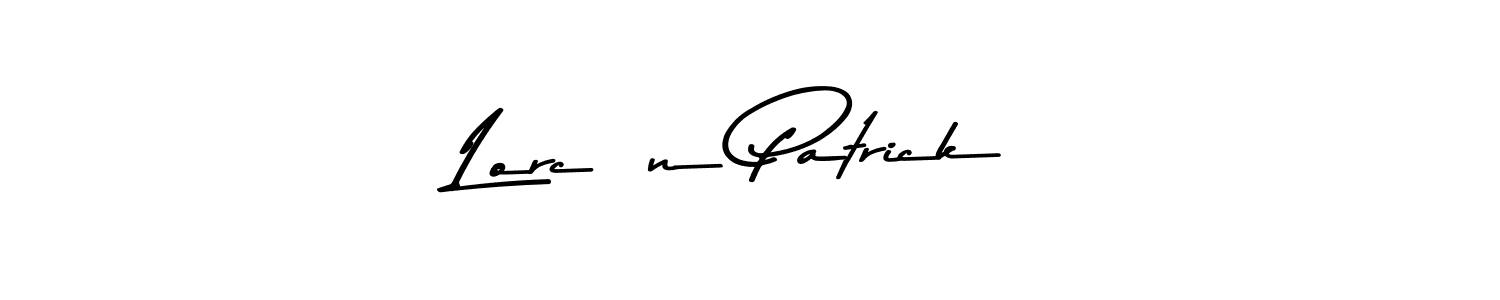 Use a signature maker to create a handwritten signature online. With this signature software, you can design (Asem Kandis PERSONAL USE) your own signature for name Lorcán Patrick. Lorcán Patrick signature style 9 images and pictures png