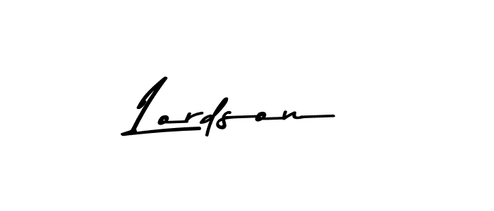 Also we have Lordson name is the best signature style. Create professional handwritten signature collection using Asem Kandis PERSONAL USE autograph style. Lordson signature style 9 images and pictures png