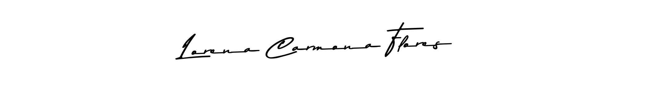 How to make Lorena Carmona Flores signature? Asem Kandis PERSONAL USE is a professional autograph style. Create handwritten signature for Lorena Carmona Flores name. Lorena Carmona Flores signature style 9 images and pictures png