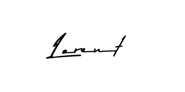 Create a beautiful signature design for name Lorent. With this signature (Asem Kandis PERSONAL USE) fonts, you can make a handwritten signature for free. Lorent signature style 9 images and pictures png