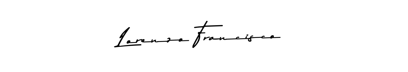 See photos of Lorenzo Francisco official signature by Spectra . Check more albums & portfolios. Read reviews & check more about Asem Kandis PERSONAL USE font. Lorenzo Francisco signature style 9 images and pictures png