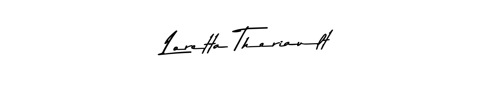 Here are the top 10 professional signature styles for the name Loretta Theriault. These are the best autograph styles you can use for your name. Loretta Theriault signature style 9 images and pictures png