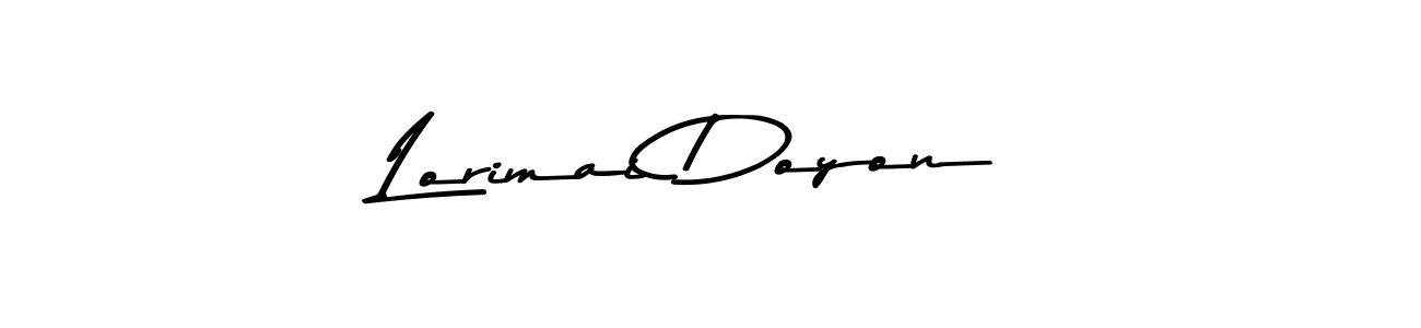 Asem Kandis PERSONAL USE is a professional signature style that is perfect for those who want to add a touch of class to their signature. It is also a great choice for those who want to make their signature more unique. Get Lorimai Doyon name to fancy signature for free. Lorimai Doyon signature style 9 images and pictures png