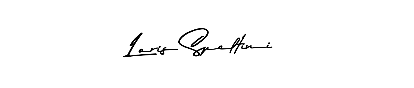 Design your own signature with our free online signature maker. With this signature software, you can create a handwritten (Asem Kandis PERSONAL USE) signature for name Loris Speltini. Loris Speltini signature style 9 images and pictures png