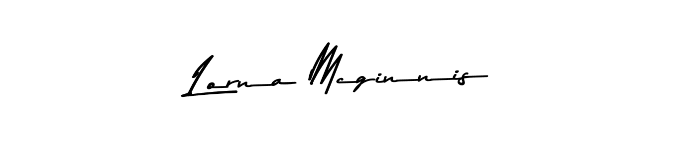 Make a beautiful signature design for name Lorna Mcginnis. With this signature (Asem Kandis PERSONAL USE) style, you can create a handwritten signature for free. Lorna Mcginnis signature style 9 images and pictures png