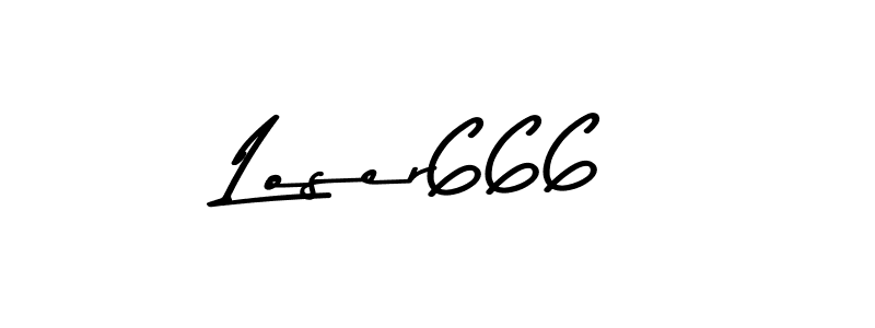 How to make Loser666 signature? Asem Kandis PERSONAL USE is a professional autograph style. Create handwritten signature for Loser666 name. Loser666 signature style 9 images and pictures png