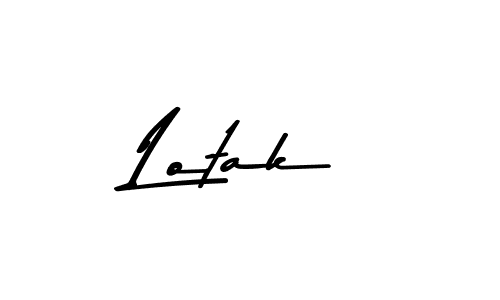 It looks lik you need a new signature style for name Lotak. Design unique handwritten (Asem Kandis PERSONAL USE) signature with our free signature maker in just a few clicks. Lotak signature style 9 images and pictures png