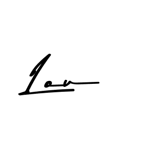 Make a beautiful signature design for name Lou. With this signature (Asem Kandis PERSONAL USE) style, you can create a handwritten signature for free. Lou signature style 9 images and pictures png