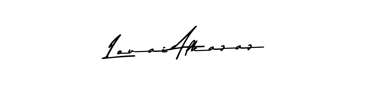Make a beautiful signature design for name Louai Alkazaz. Use this online signature maker to create a handwritten signature for free. Louai Alkazaz signature style 9 images and pictures png