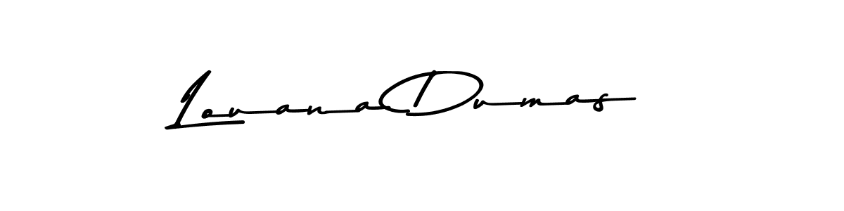 Also You can easily find your signature by using the search form. We will create Louana Dumas name handwritten signature images for you free of cost using Asem Kandis PERSONAL USE sign style. Louana Dumas signature style 9 images and pictures png