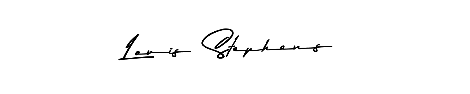 How to make Louis  Stephens name signature. Use Asem Kandis PERSONAL USE style for creating short signs online. This is the latest handwritten sign. Louis  Stephens signature style 9 images and pictures png