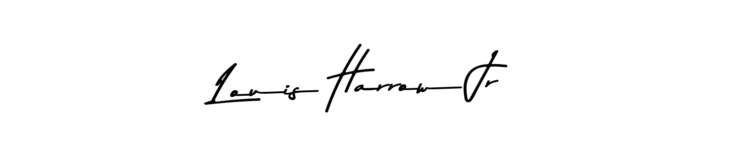 Use a signature maker to create a handwritten signature online. With this signature software, you can design (Asem Kandis PERSONAL USE) your own signature for name Louis Harrow Jr. Louis Harrow Jr signature style 9 images and pictures png