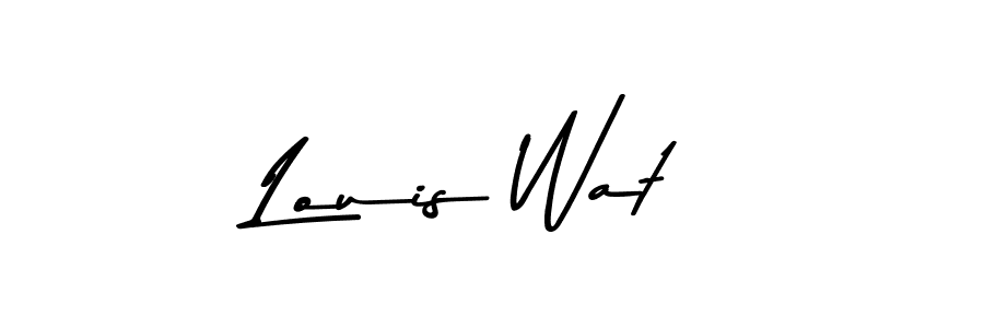 You should practise on your own different ways (Asem Kandis PERSONAL USE) to write your name (Louis Wat) in signature. don't let someone else do it for you. Louis Wat signature style 9 images and pictures png