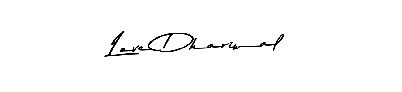 Make a beautiful signature design for name Love Dhariwal. With this signature (Asem Kandis PERSONAL USE) style, you can create a handwritten signature for free. Love Dhariwal signature style 9 images and pictures png
