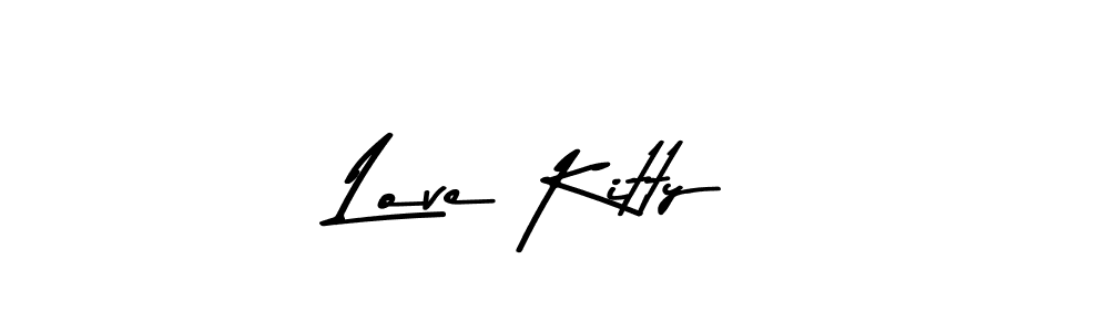 Love Kitty stylish signature style. Best Handwritten Sign (Asem Kandis PERSONAL USE) for my name. Handwritten Signature Collection Ideas for my name Love Kitty. Love Kitty signature style 9 images and pictures png