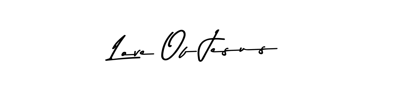 Use a signature maker to create a handwritten signature online. With this signature software, you can design (Asem Kandis PERSONAL USE) your own signature for name Love Of Jesus. Love Of Jesus signature style 9 images and pictures png
