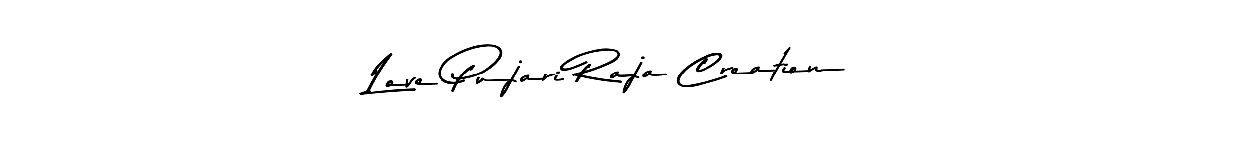 How to Draw Love Pujari Raja Creation signature style? Asem Kandis PERSONAL USE is a latest design signature styles for name Love Pujari Raja Creation. Love Pujari Raja Creation signature style 9 images and pictures png