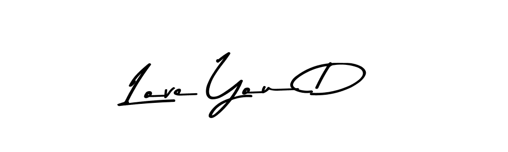 Use a signature maker to create a handwritten signature online. With this signature software, you can design (Asem Kandis PERSONAL USE) your own signature for name Love You D. Love You D signature style 9 images and pictures png