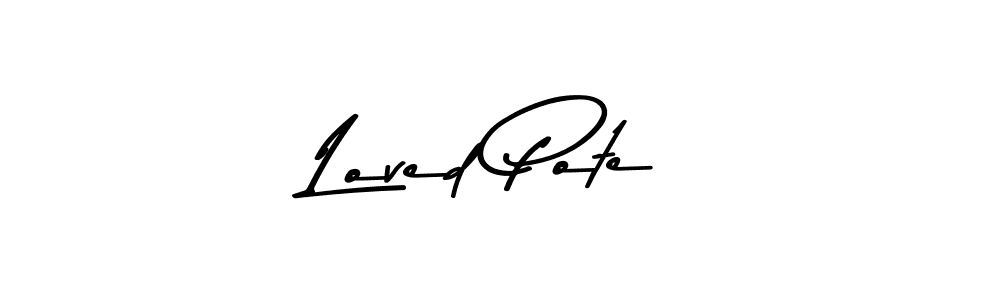Make a beautiful signature design for name Loved Pote. Use this online signature maker to create a handwritten signature for free. Loved Pote signature style 9 images and pictures png