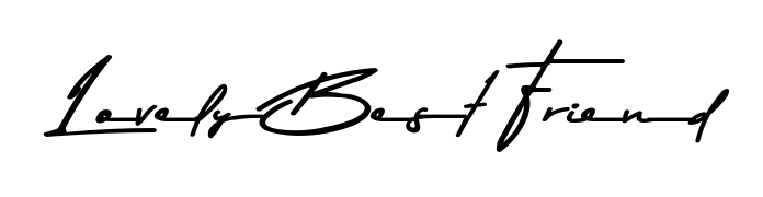 Lovely Best Friend stylish signature style. Best Handwritten Sign (Asem Kandis PERSONAL USE) for my name. Handwritten Signature Collection Ideas for my name Lovely Best Friend. Lovely Best Friend signature style 9 images and pictures png