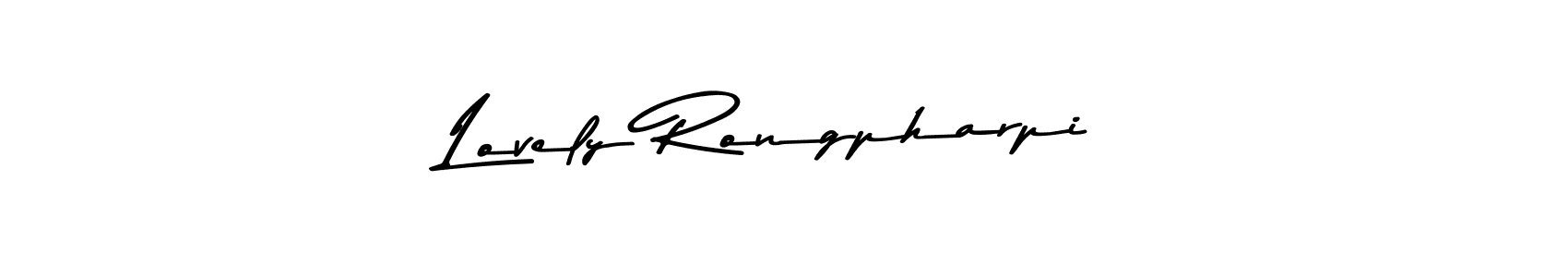 Create a beautiful signature design for name Lovely Rongpharpi. With this signature (Asem Kandis PERSONAL USE) fonts, you can make a handwritten signature for free. Lovely Rongpharpi signature style 9 images and pictures png