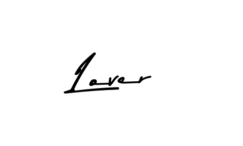 How to make Lover name signature. Use Asem Kandis PERSONAL USE style for creating short signs online. This is the latest handwritten sign. Lover signature style 9 images and pictures png