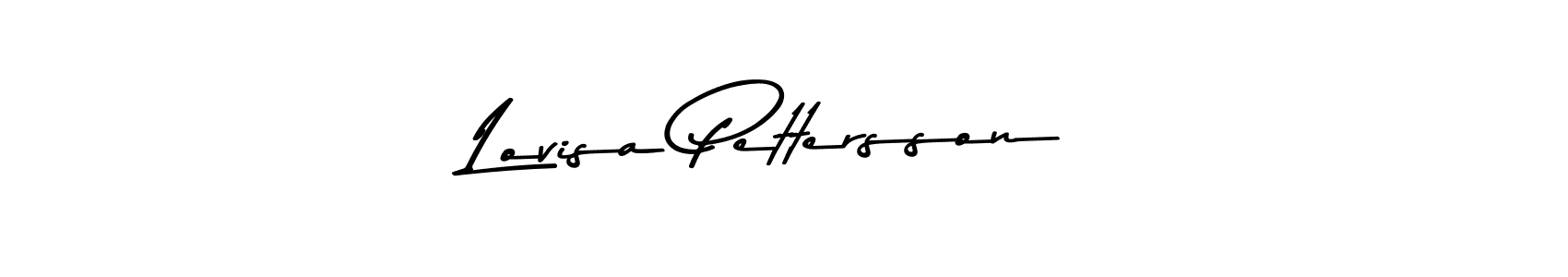 Also You can easily find your signature by using the search form. We will create Lovisa Pettersson name handwritten signature images for you free of cost using Asem Kandis PERSONAL USE sign style. Lovisa Pettersson signature style 9 images and pictures png