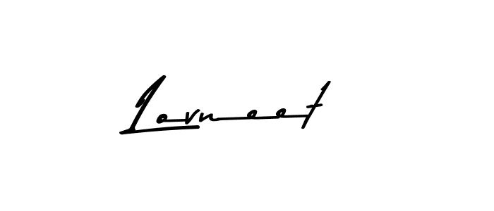 How to make Lovneet signature? Asem Kandis PERSONAL USE is a professional autograph style. Create handwritten signature for Lovneet name. Lovneet signature style 9 images and pictures png