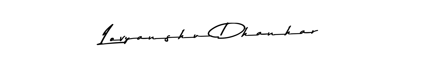 Make a beautiful signature design for name Lovyanshu Dhanhar. Use this online signature maker to create a handwritten signature for free. Lovyanshu Dhanhar signature style 9 images and pictures png