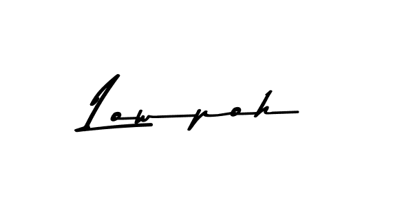 Once you've used our free online signature maker to create your best signature Asem Kandis PERSONAL USE style, it's time to enjoy all of the benefits that Lowpoh name signing documents. Lowpoh signature style 9 images and pictures png