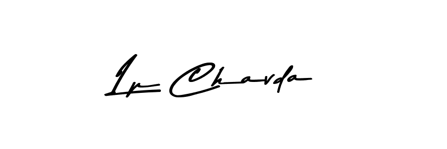 This is the best signature style for the Lp Chavda name. Also you like these signature font (Asem Kandis PERSONAL USE). Mix name signature. Lp Chavda signature style 9 images and pictures png