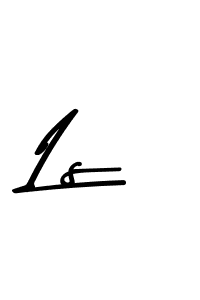 Create a beautiful signature design for name Ls. With this signature (Asem Kandis PERSONAL USE) fonts, you can make a handwritten signature for free. Ls signature style 9 images and pictures png
