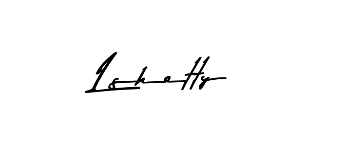 You should practise on your own different ways (Asem Kandis PERSONAL USE) to write your name (Lshetty) in signature. don't let someone else do it for you. Lshetty signature style 9 images and pictures png
