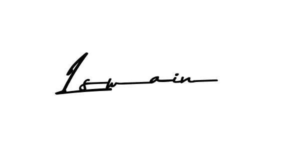 How to make Lswain signature? Asem Kandis PERSONAL USE is a professional autograph style. Create handwritten signature for Lswain name. Lswain signature style 9 images and pictures png