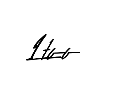 How to make Ltff name signature. Use Asem Kandis PERSONAL USE style for creating short signs online. This is the latest handwritten sign. Ltff signature style 9 images and pictures png