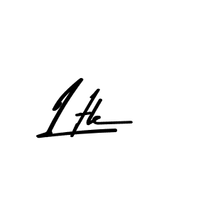 Similarly Asem Kandis PERSONAL USE is the best handwritten signature design. Signature creator online .You can use it as an online autograph creator for name Ltk. Ltk signature style 9 images and pictures png