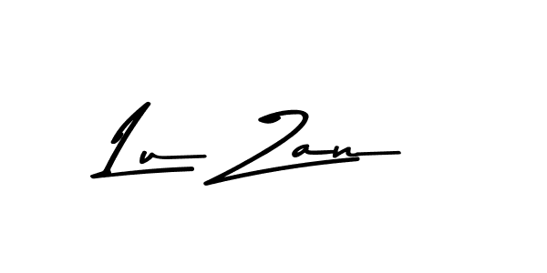 The best way (Asem Kandis PERSONAL USE) to make a short signature is to pick only two or three words in your name. The name Lu Zan include a total of six letters. For converting this name. Lu Zan signature style 9 images and pictures png