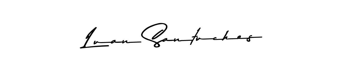 Make a short Luan Santuches signature style. Manage your documents anywhere anytime using Asem Kandis PERSONAL USE. Create and add eSignatures, submit forms, share and send files easily. Luan Santuches signature style 9 images and pictures png